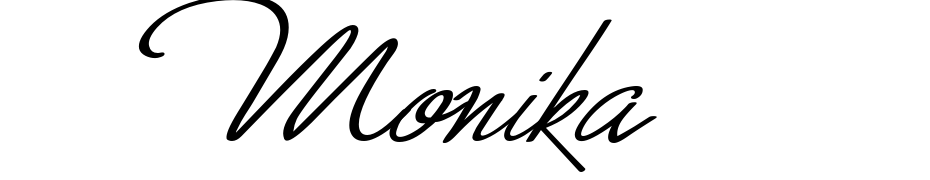 Monika Italic Yazı tipi ücretsiz indir